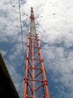 Torre fornita di gambe del cavo di comunicazione 72m 3 Guyed