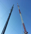 36m/S torre cellulare triangolare di Guyed della grata delle Telecomunicazioni 30m