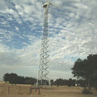 L'antenna d'acciaio tubolare galvanizzata della metropolitana della torre della telecomunicazione ingraticcia fornito di gambe d'acciaio della torre 4 su misura