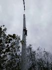 Antenna ottagonale 15M Monopole Telecommunications Tower Palo di industria Q235 per radiodiffusione