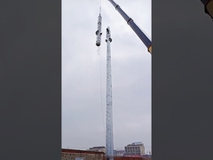 Steel  Monopole Tube Telecommunication Antenna Tower