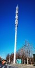 Installazione semplice Torre di comunicazione a tubo singolo con supporto per antenna