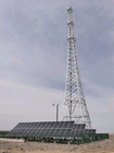 Torre d'acciaio galvanizzata delle Telecomunicazioni del telefono cellulare della torre di Internet della IMMERSIONE calda Q345 5g
