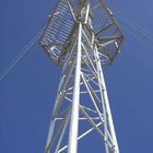 La immersione calda del triangolo ha galvanizzato la torre di Guyed delle Telecomunicazioni