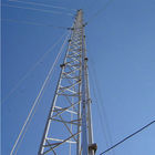 Albero di Guyed della torre di comunicazione su mezzi mobili del triangolo equilatero