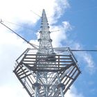 Torre d'acciaio tubolare della grata elettrica di comunicazione 55m