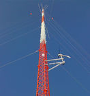 Torre mobile del cavo di Guyed dell'antenna delle cellule dello SGS 42m