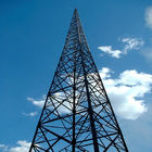Torre di antenna d'acciaio di Hdg delle 3 della gamba 60m Telecomunicazioni radiofoniche di microonda