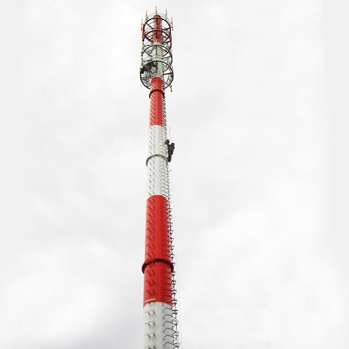 Torre unipolare d'acciaio del giunto di flangia di 280 km/ora